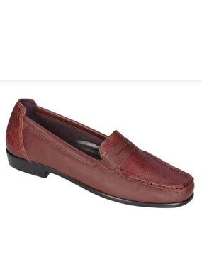 SAS Penny J Slip On Loafer Shoes Size 10M in Siena Brown, NWOT